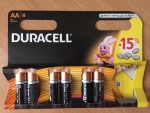Батарейки "Duracell".