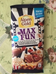 «Шоколад Alpen Gold Max Fun мармелад со вкусом колы, попкорн, взрывная карамель»