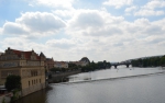 Вид на реку Влтаву с Карлова Моста