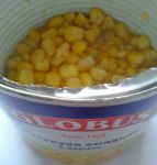 Консервированная кукуруза Globus.
