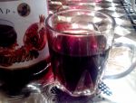 Гранатовый сок Чинар в стакане