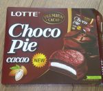 печенье прослоенное глазированное Lotte Choco Pie Cacao, упаковка