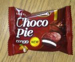 Печенье прослоенное глазированное Lotte Choco Pie Cacao, индивидуальная упаковка