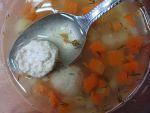 Суп с фрикадельками из индейки, ВкусВилл, ВВ: фрикадельки