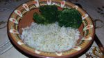 бурый рис в брокколи