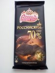 Плитка горького шоколада Россия 70%