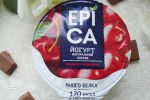 Йогурте Epica со вкусом вишня-черешня.