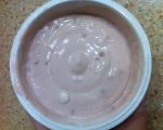 Йогурт высокобелковый "Epica" с гранатом и малиной 4,8% : внешний вид