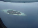 Пролетаем над островами в Индийском океане