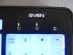 Клавиатура SVEN KB-C7300EL  инфрмационные диоды
