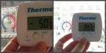 Сравнение показаний обычного оконного и электронного термометров