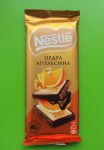 Тёмный шоколад и белый шоколад Nestle с цедрой апельсина.