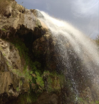 Горячие природные источники Иордании, водопад