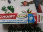 Зубная паста Colgate Total Pro видимый эффект
