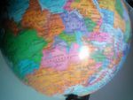 Глобус с подсветкой "Глобусный мир", политическая карта мира