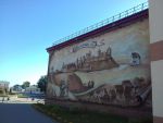 Рисунки на стенах Новогрудских зданий