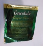 Надписи на упаковке пакетика с чаем Greenfield Kenyan Sunrise