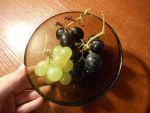 Полдник: виноград.