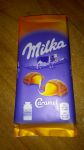 Плитка молочного шоколада Milka Caramel