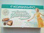 Конфеты Комильфо Chocolate Sweets Миндаль и крем-карамель - коробка