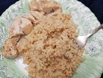 Рис и курица из духовки без масла