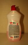 Тыльная сторона жидкости для посуды Sorti с ароматом розового масла