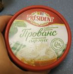 Творожный сыр-мусс President с прованскими травами