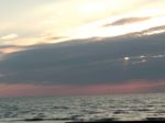 закат на берегу Финского залива