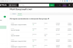 Мой бонусный счет на Розетке. Бонусные баллы действуют 6 месяцев