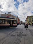 Трамвай, пересекающий Большую Покровскую