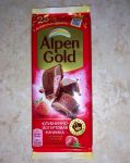шоколад Alpen Gold клубника с йогуртом