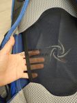 Сеточка образует воздушную прослойку между спиной и рюкзаком