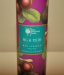 Этикетка "Fig & Plum" вблизи