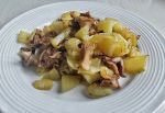 Лисички жареные с картошкой
