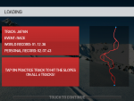 Карта трассы в игре Fresh Tracks Snowboarding для iPad