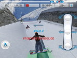 Игра Fresh Tracks Snowboarding для iPad - делаем финт