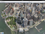 Приложение Карты для iPad - Нью Йорк в 3D режиме