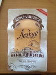 Фотография упаковки легкого сыра "Брест-Литовск"