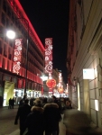 Центральная улица Вены в Новый год