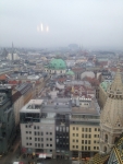 Вид на Вену с башни Собора Святого Стефана