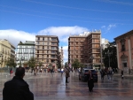 Площадь в историческом центре Валенсии