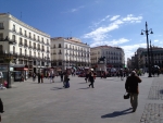 Площадь Пуэрто дель Соль в Мадриде