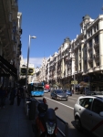 Улица Gran Via в Мадриде