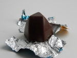 Шоколадная конфета Рахат "Встреча" - развернутая