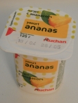 Йогурт Auchan Ananas с ананасом
