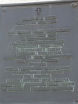 Табличка с информацией о Часовне в честь Рождества Христова (Россия, Тольятти)