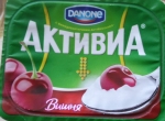 Йогурт Активиа вишня - упаковка