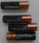 Щелочные батарейки Duracell AA Basic, MN1500 K2 поштучно