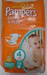 Подгузники Pampers Sleep & Play - упаковка