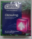 Презервативы Contex Glowing светящиеся - упаковка